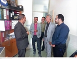 بازدید سرزده فرماندار زرین دشت از مرکز بهداشت و شبکه بهداشت و درمان شهرستان .